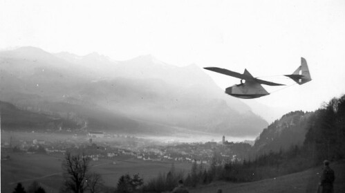 Schulgleiter ZÖGLING über Bludenz
