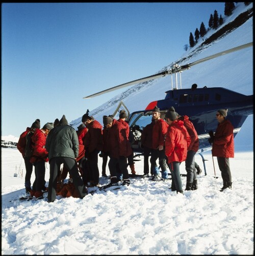 Gendarmerieübung - Hubschrauber