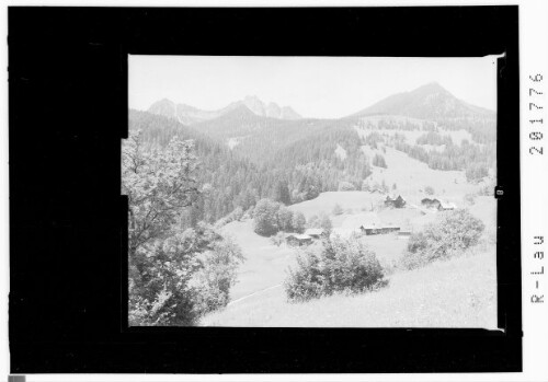 Tschengla gegen Schillerkopf und Mondspitze