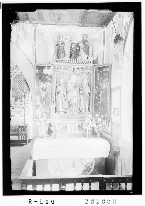 [Seitenaltar in der Wallfahrtskirche St.Georg in St.Georgen bei Serfaus ob Tösens / Tirol]