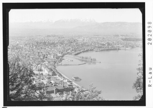 Bregenz am Bodensee / Blick vom Haggen