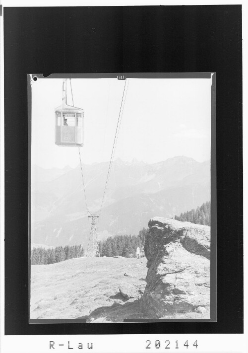 [Komperdellbahn bei Serfaus gegen Glockturmkamm und Kaunergrat]