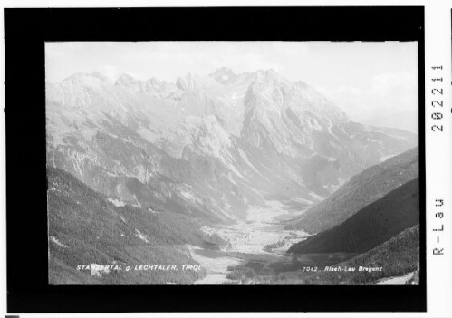 Stanzertal gegen Lechtaler / Tirol : [Lechtaler Alpen]