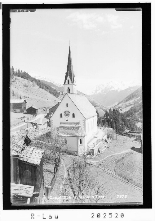 Cappl 1258 m Paznaun Tirol : [Pfarrkirche in Kappl]
