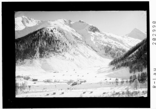 Samnaun 1850 m gegen Muttler und Schwarzwand