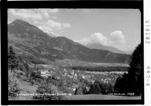 Thüringen mit Hohem Frassen Vorarlberg