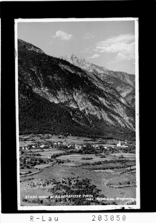 Stanz 1036 m gegen Silberspitze Tirol
