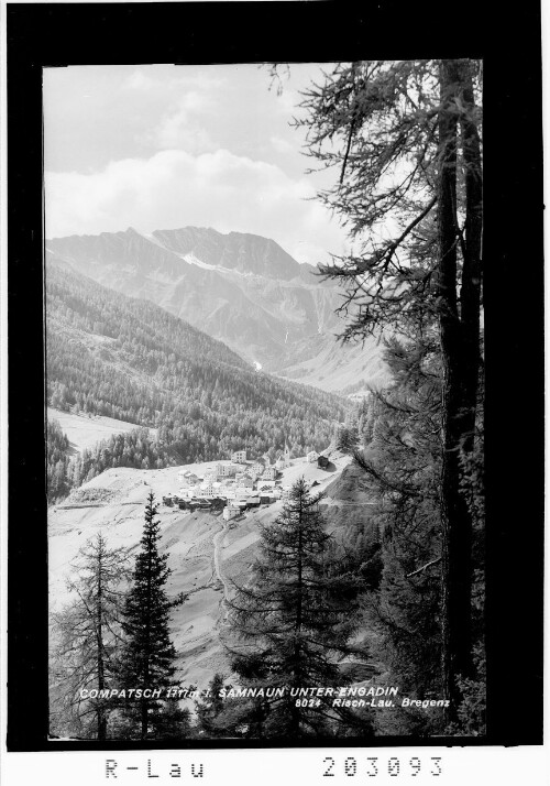 Compatsch 1717 m im Samnaun Unterengadin