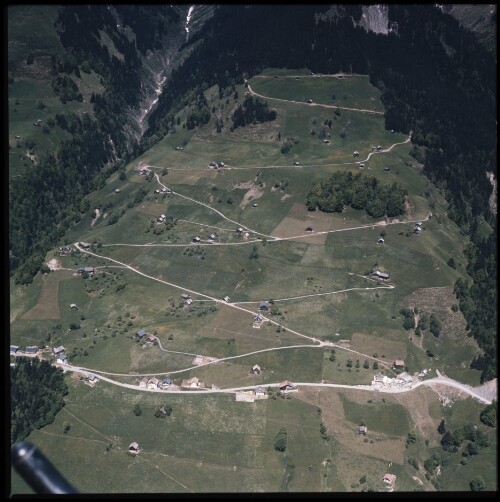 Güterwege im Walsertal (Flug)