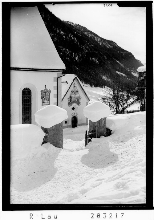 [Friedhofseingang in Kappl / Tirol]