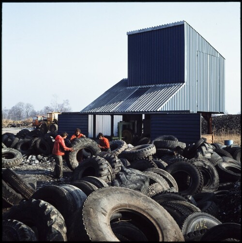 Reifenzerkleinerungsmaschine