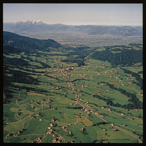 Alberschwende gegen Rheintal - Flug