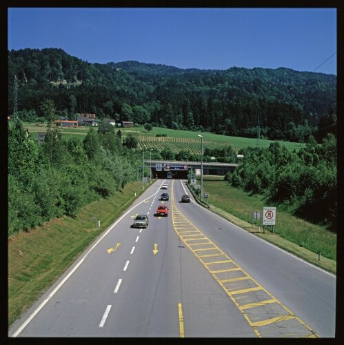 Pfändertunnel - Einfahrt