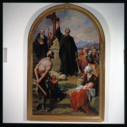 Kirche Maria Stein - Altarbild St. Gallus