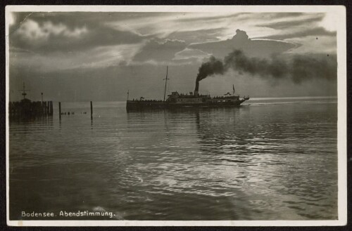 Bodensee. Abendstimmung