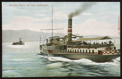 Dampfer Rhein auf dem Bodensee