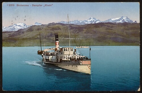 Bodensee - Dampfer  Rhein 