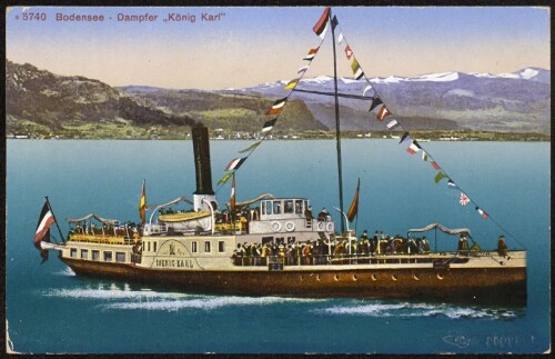 Bodensee - Dampfer  König Karl 