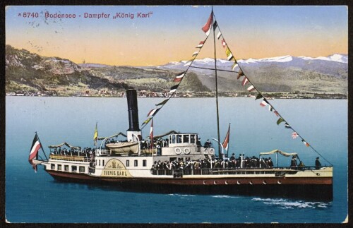 Bodensee - Dampfer  König Karl 