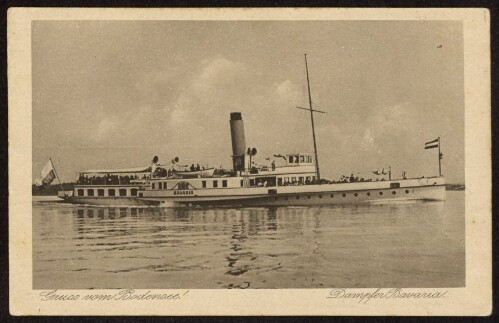 Gruss vom Bodensee! : Dampfer Bavaria