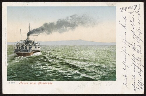 Gruss vom Bodensee : [Carte postale ...]