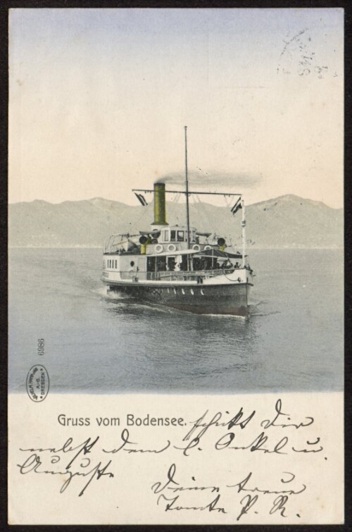 Gruss vom Bodensee : [Postkarte ...]