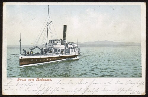 Gruss vom Bodensee : [Carte postale ...]