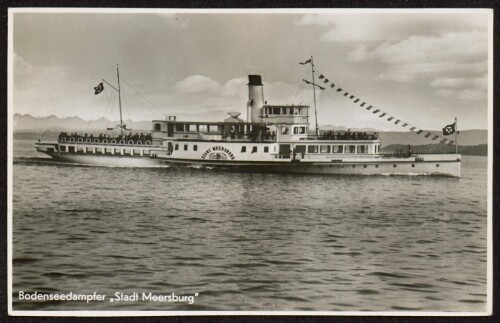 Bodenseedampfer  Stadt Meersburg  : [Schiffsrestauration ...]