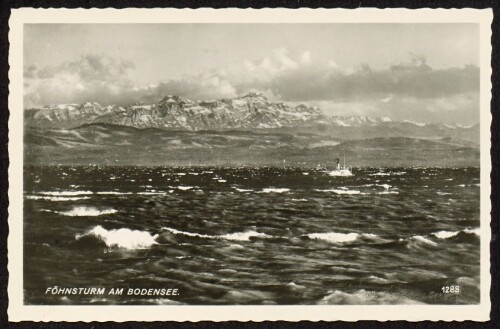 Föhnsturm am Bodensee