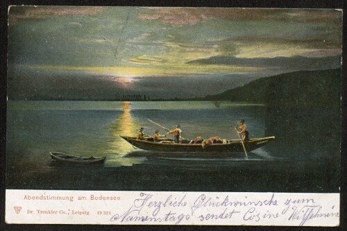 Abendstimmung am Bodensee : [Carte postale ...]