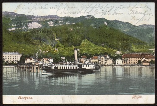 Bregenz : Hafen : [Correspondenz-Karte ...]