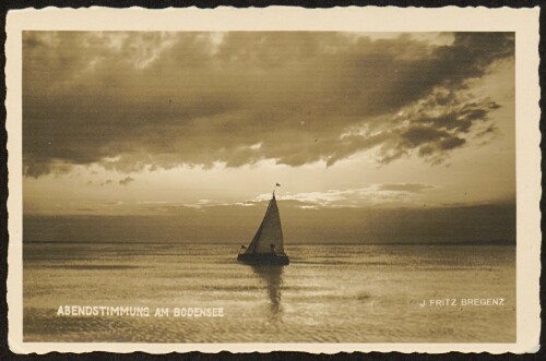 Abendstimmung am Bodensee