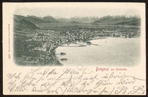 Bregenz am Bodensee : [Postkarte ...]