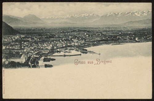 Gruss aus Bregenz : [Correspondenz-Karte ...]