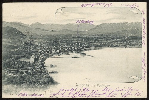 Bregenz am Bodensee : [Correspondenz-Karte ...]