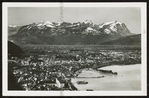 [Bregenz] : [Bregenz am Bodensee mit der Säntisgruppe (Vorarlberg) ...]