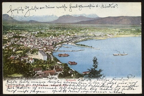 Bregenz : [Correspondenz-Karte An ... in ...]