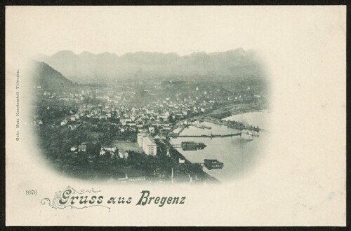 Gruss aus Bregenz : [Correspondenz-Karte An ... in ...]