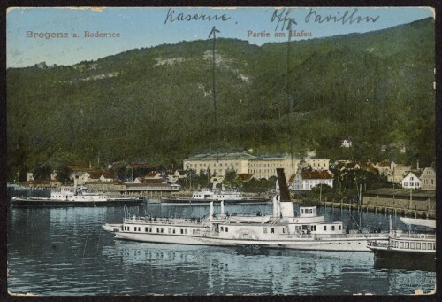 Bregenz a. Bodensee : Partie am Hafen