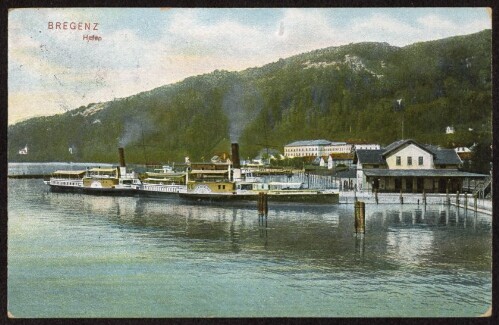 Bregenz : Hafen : [Post card - Carte postale ...]
