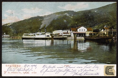 Bregenz : Hafen : [Correspondenz-Karte ...]