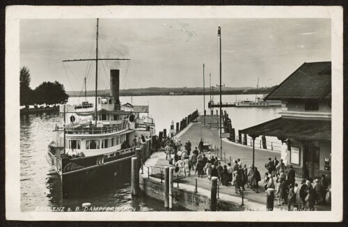 Bregenz a. B. Dampferhafen