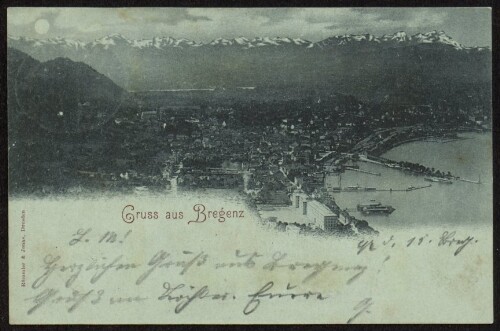 Gruss aus Bregenz : [Correspondenz-Karte ...]