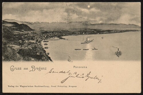 Gruss aus Bregenz : Panorama : [Correspondenz-Karte ...]