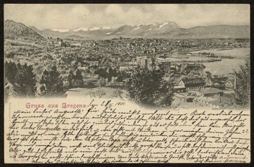 Gruss aus Bregenz : [Correspondenz-Karte ...]