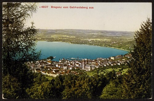 Bregenz vom Gebhardsberg aus