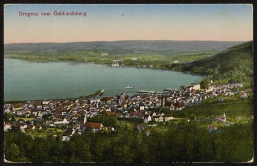 Bregenz vom Gebhardsberg