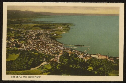 Bregenz mit Bodensee