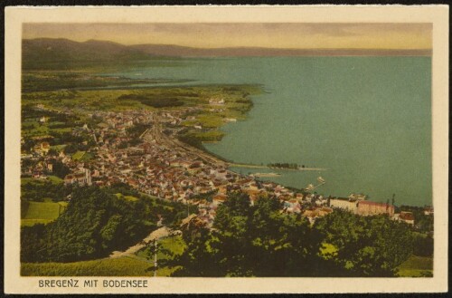 Bregenz mit Bodensee