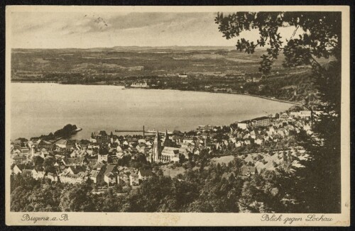 Bregenz a. B. Blick gegen Lochau